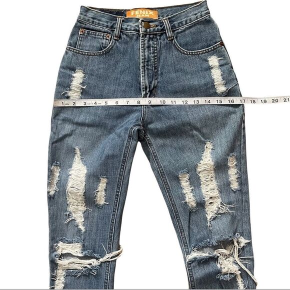 Fenix Distressed High-Rise Jeans Size 24 - Picture 13 of 13